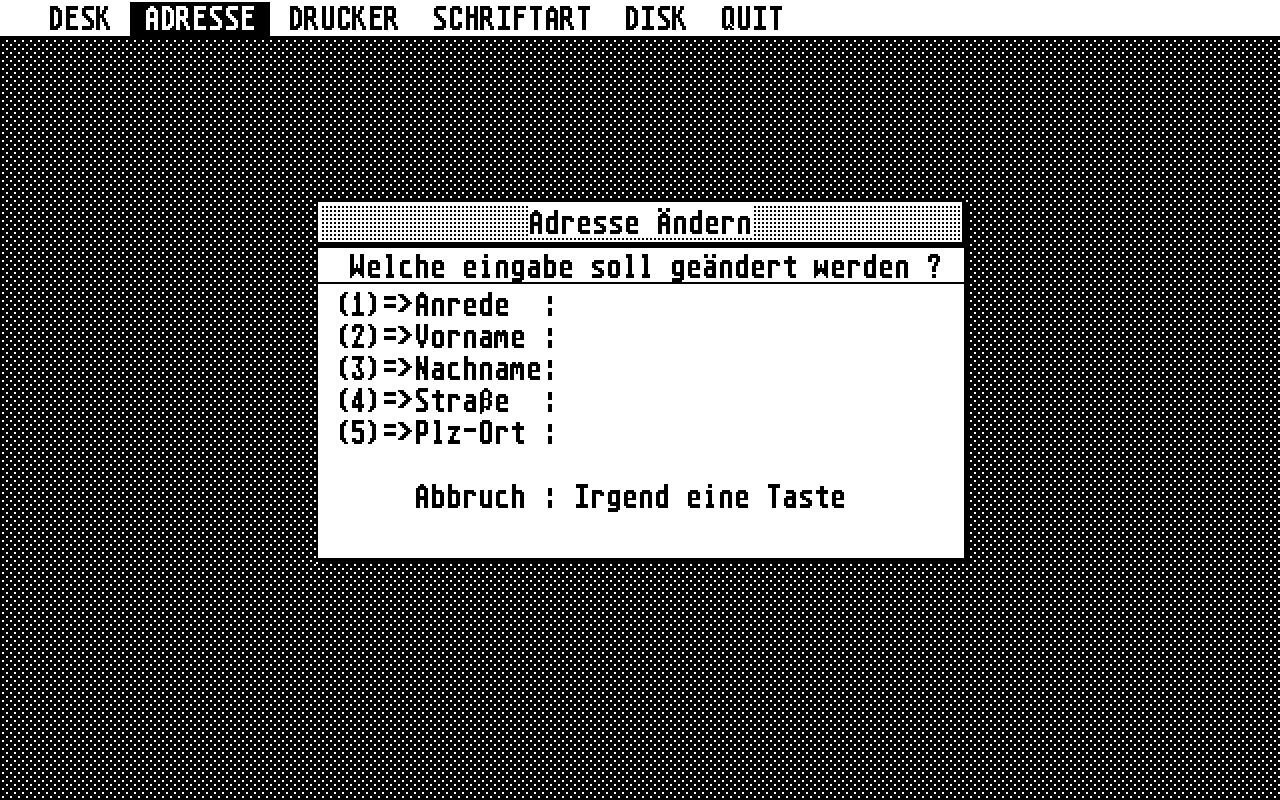 Etiketten atari screenshot